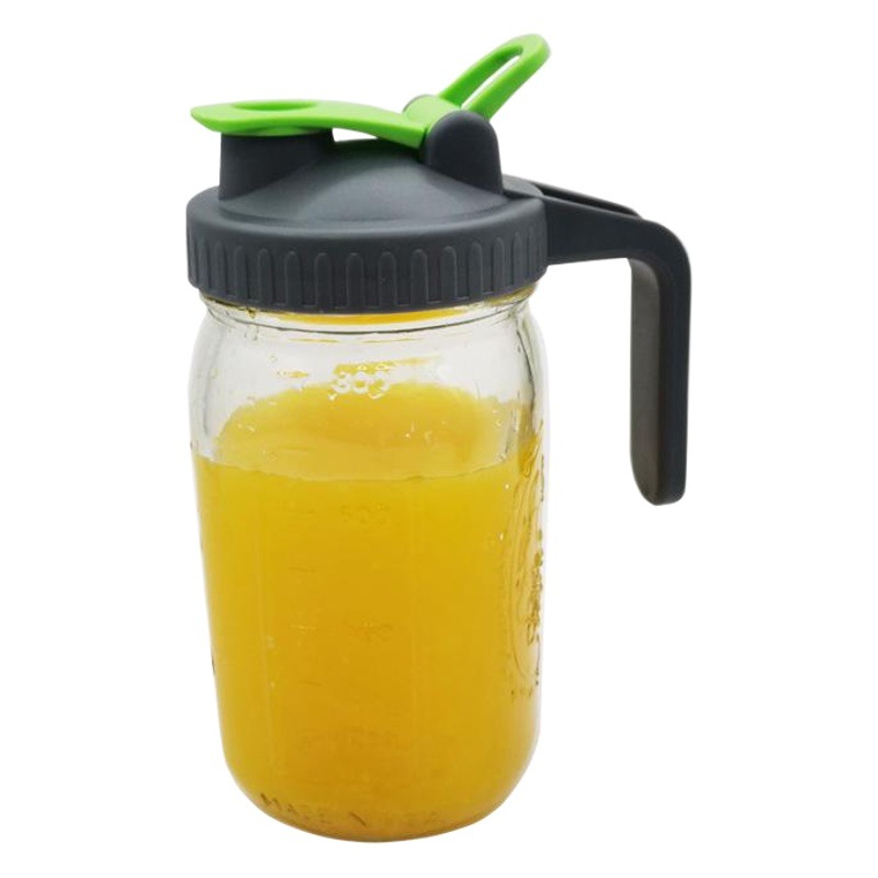 Mason tarro tapa Mason taza con mango sellado grande limón café té mermelada Mason botella mango tapa