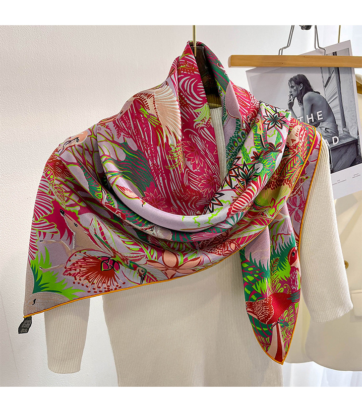 printing doublesided twill silk scarf wholesalepicture3