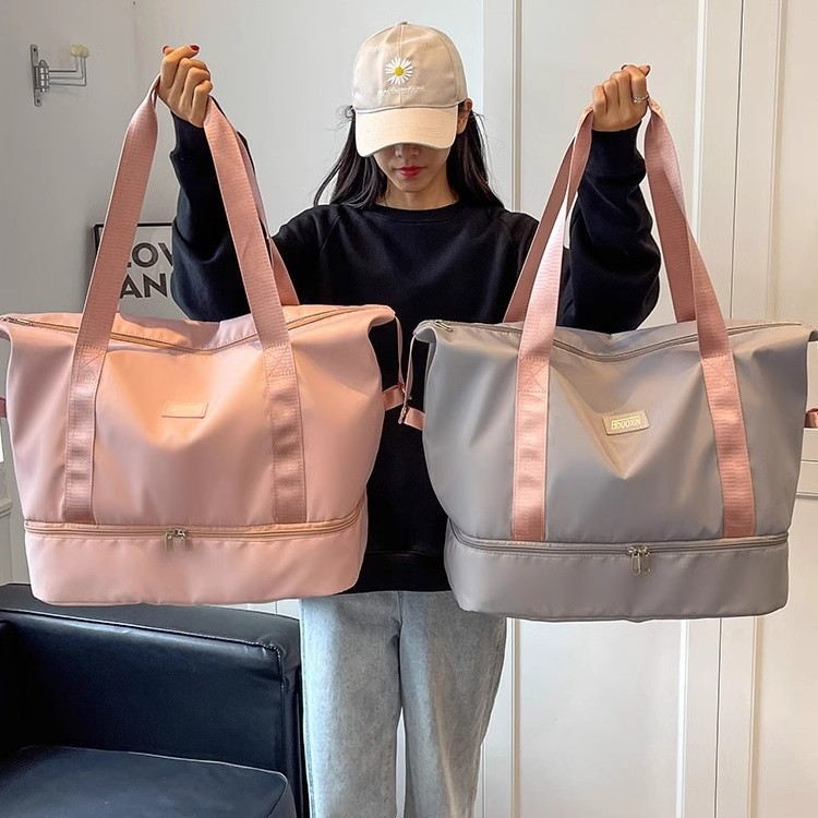 짧은 거리 경량 휴대용 체육관 가방 새로운 도착 소매 트롤리 케이스 수하물 가방 학생 여성용 대용량 휴대용 보관 가방