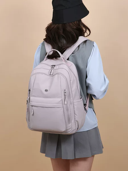 Manufacturer Wholesale Women's New Large-Capacity Nylon Oxford Cloth Backpack Travel Leisure Backpack School Bag