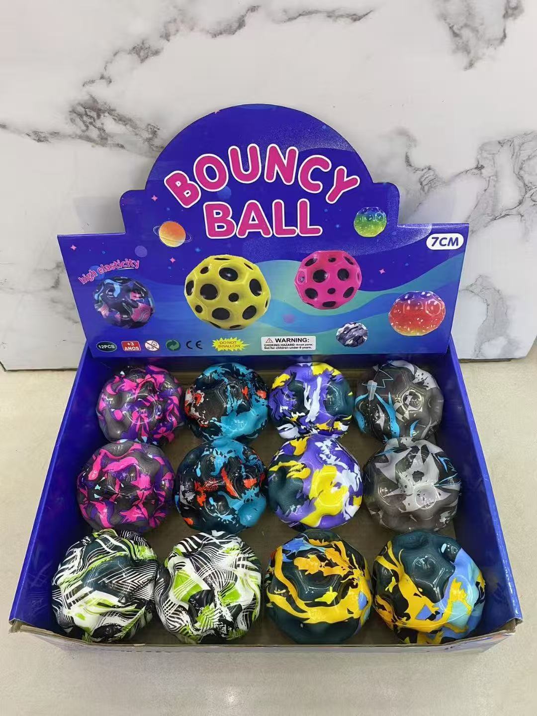 Moon Ball 7cm nuevo rompecabezas para niños súper bomba descompresión pu espuma de alta elasticidad bola divertida estudiante ventilación juguete