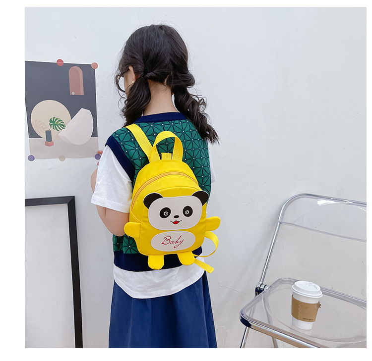 Kindergarten schoolbag for children, boys and girls, 1-3-5 years old, anti-wandering rope, cute frog, double-shoulder baby small backpack undefined