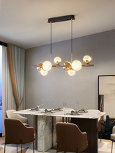 北歐餐廳吊燈創意輕奢后簡約現代大氣藝術魔豆吧台餐桌飯廳燈具