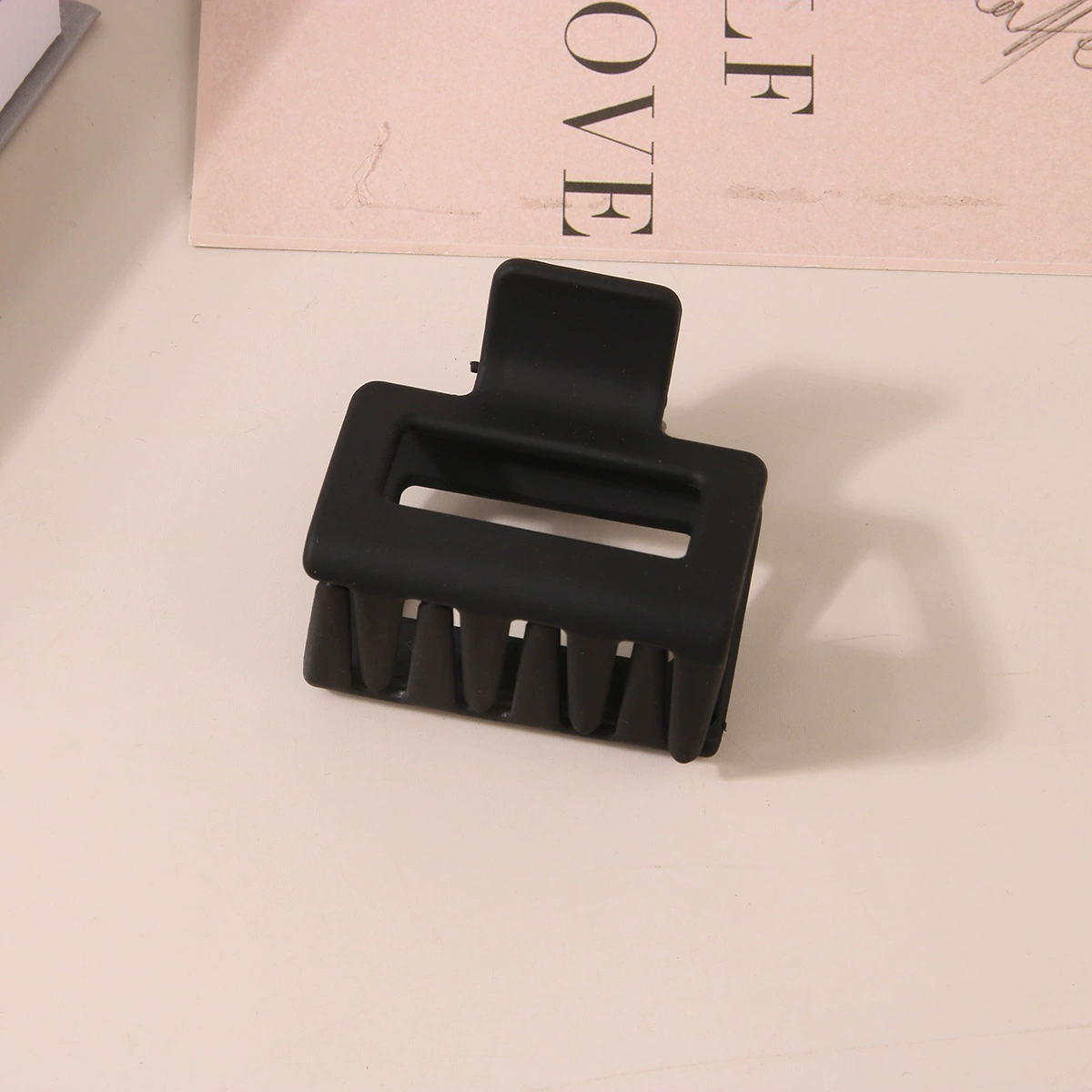 (Cross-border trading), rectangular matte crab pin, big shark, hairgrip, Amazon, simple and elegant design