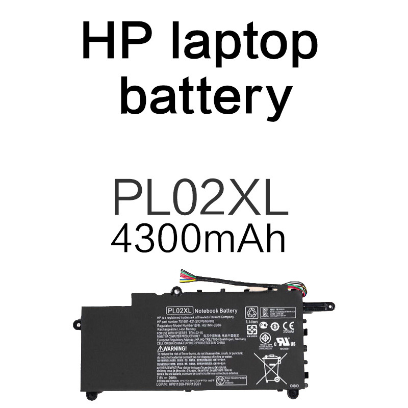 Pl02Xl Is Suitable for Hp Notebook Pavilion 11 X360 11-N000 Series Notebook Batteries