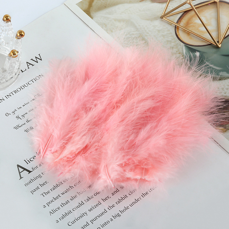 Pelotas de pavo, plumas de terciopelo de cola afilada, plumas de colores, Dreamnet, plumas, plumas, luces de plumas, bolas de olas, plumas, venta al por mayor transfronteriza