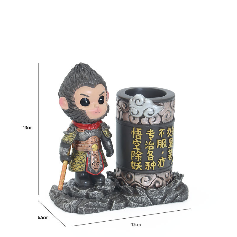 오공 장식 펜 홀더