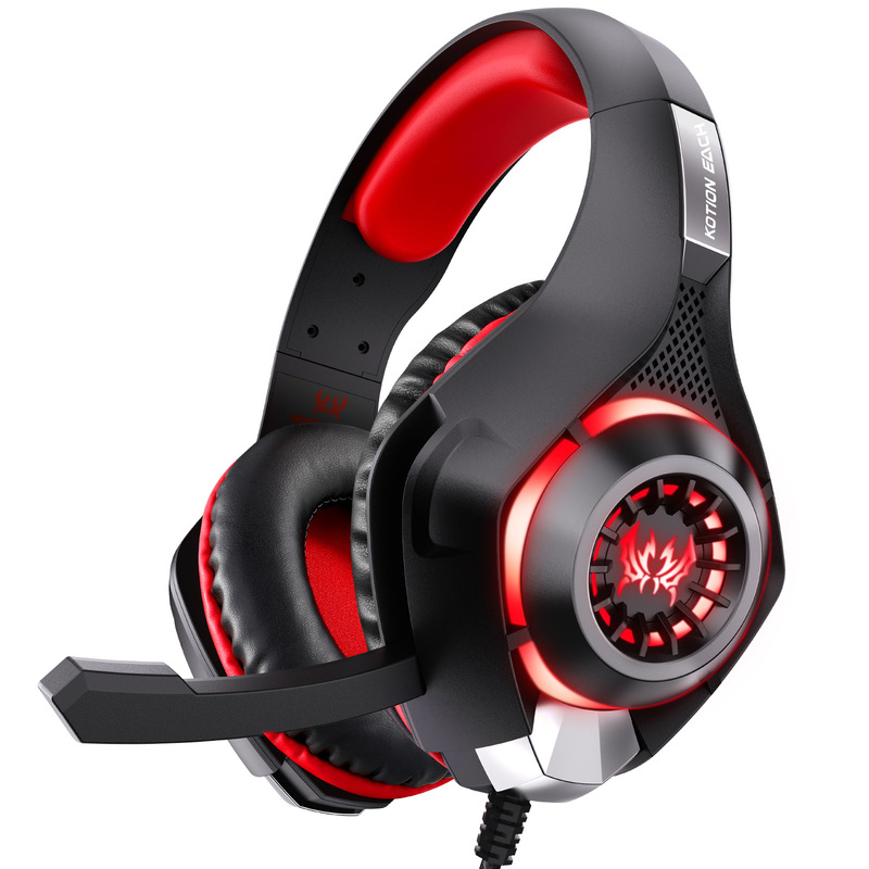 Cross-Border Wholesale Gs400 Head-Mounted Luminous Headphones Computer Headphones E-Sports Game Ps4/Ps5 Headphones