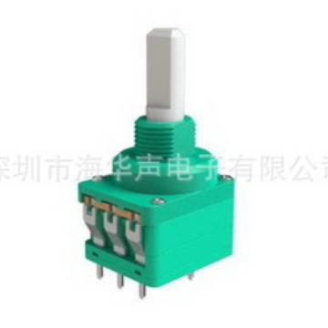 厂家供应R17mm系列功率电位器，旋转电位器，带按压开关电位器