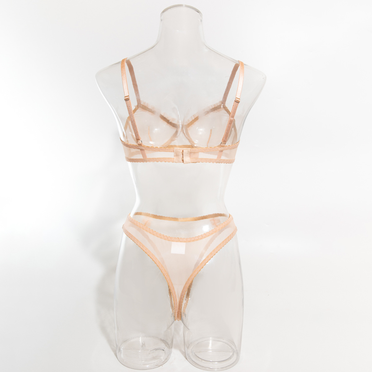 63g Weight Sexy Feel Of Sensation Bra&Panty Set Bra Category Polyester Fabric Type Gather, Breathable Function Solid Color Pattern 3/4 Cup Bra Cup All Seasons Season Simple Style Style Solid Color Sexy Gather Breathable Bra&Panty Set 21