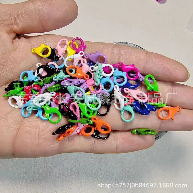 302 цвет цинковый сплав Застежка-лобстер краска 12 мм в наличии DIY ювелирные изделия ожерелье браслет Соединительная Пряжка Аппаратные аксессуары