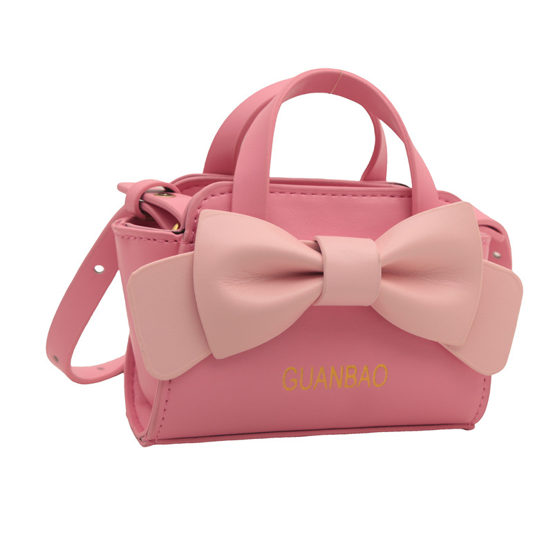Nuevo tipo de bolso de hombro para niños y niñas, estilo coreano de moda, bolso de arco para niños 2024, bolso mini de estilo extranjero