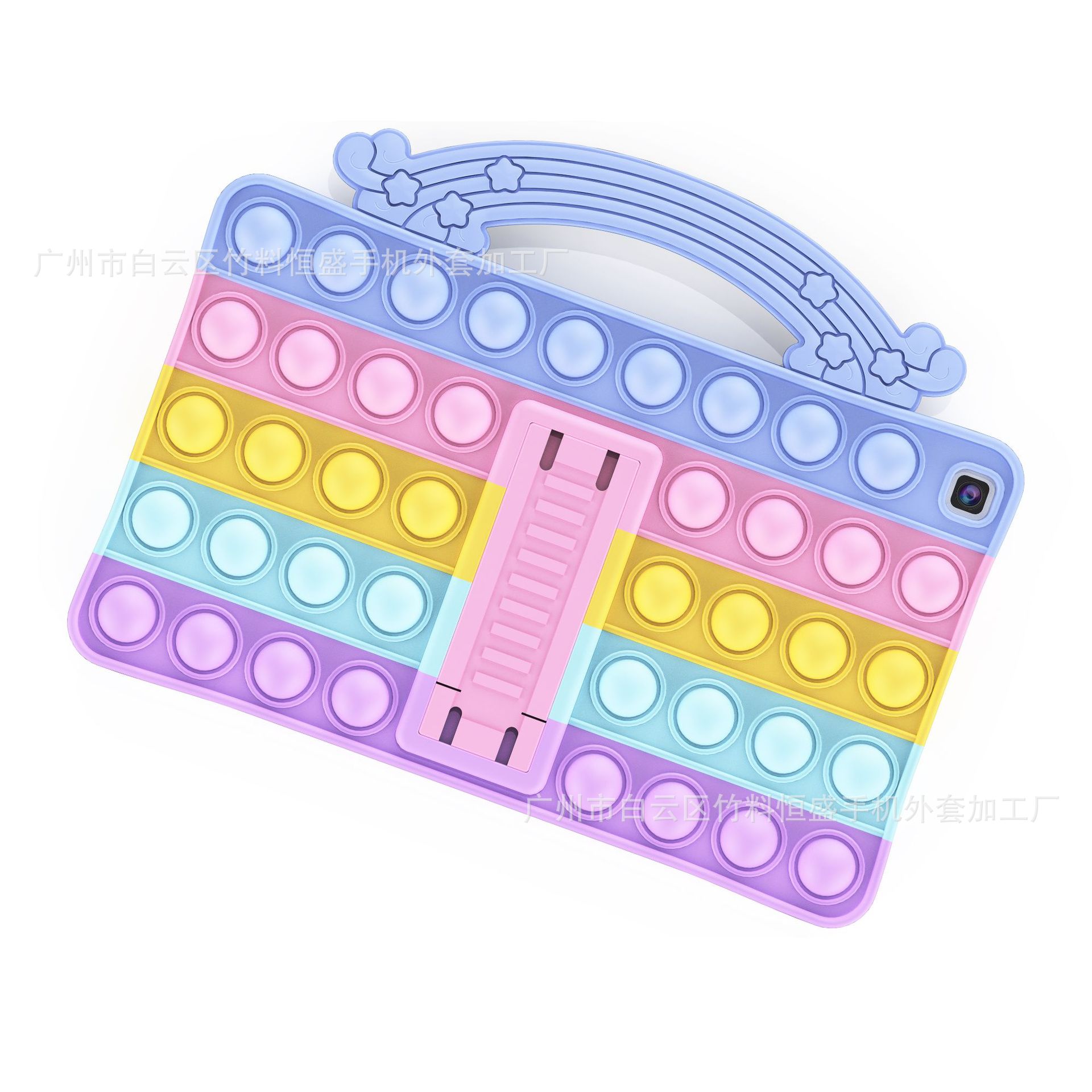 Rodent Exterminator Desktop Educational Toy 8inch Flat Shell Rodent Exterminator Pioneer Decompression Finger Bubble Toy