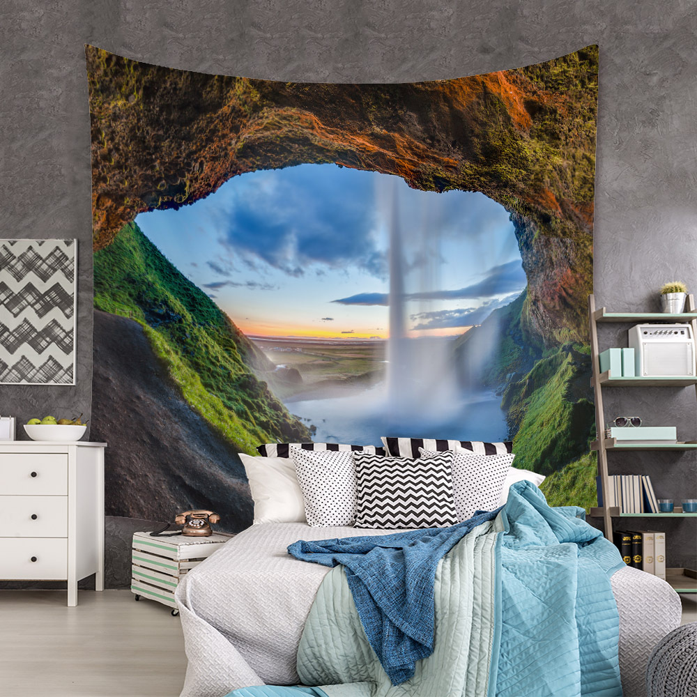 Fashion Landscape Wall Decoration Cloth Tapestry Wholesale Nihaojewelry display picture 189
