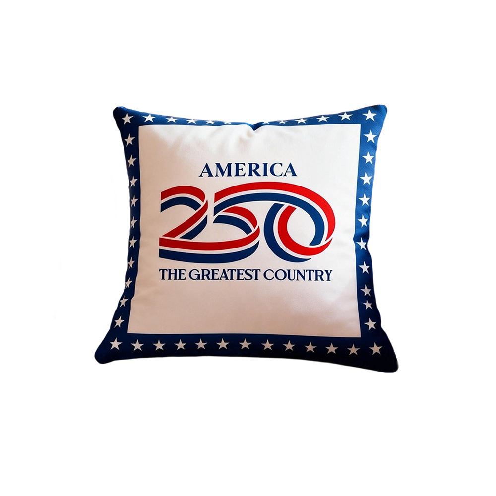 Nuevo día de la independencia de los Estados Unidos almohada escena de diseño de props creativo sofá de lino silla decoración artesanía