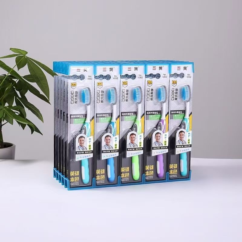 46 cepillo de dientes de cabello duro - 1 cepillo de dientes de cabello blando para hombres limpio espiral especial Yiwu productos al por mayor