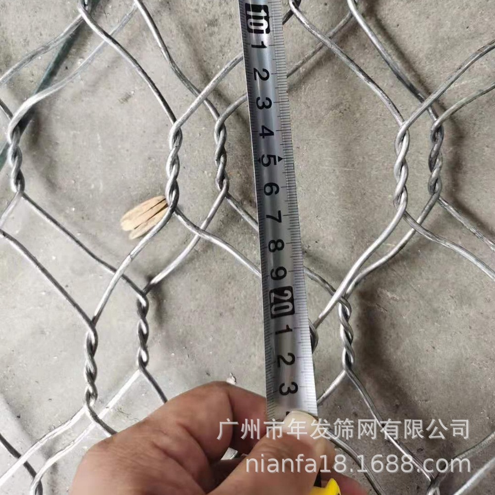 福建六角铅丝石笼网 治理河流河岸防护格宾网笼装石头固宾笼