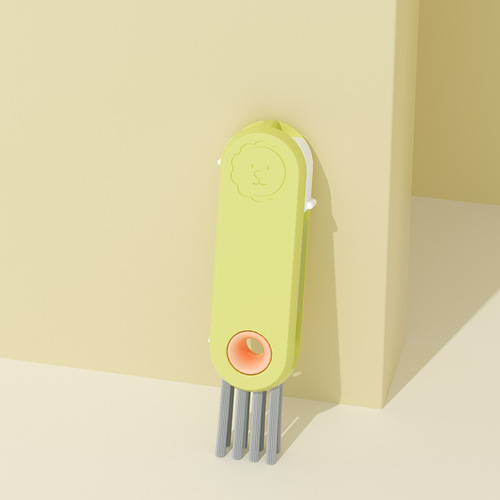 Multifunctional cup lid brush cleaner cup brush artifact thermos cup cartoon three-in-one gap cleaning brush bottle brush