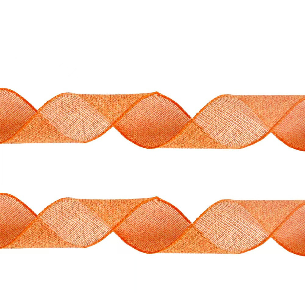 Decoraciones de Pascua de primavera lino de color sólido cintas de color fiestas decoraciones de arco DIY