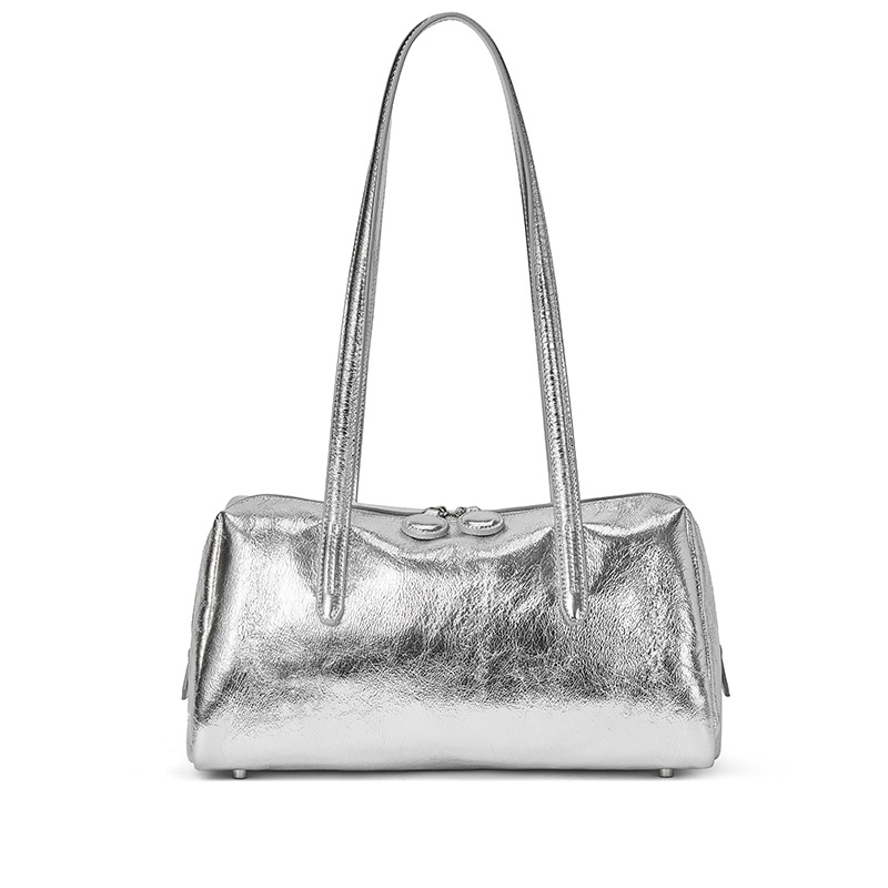 Women's 2024 New Retro Tote Bag, Niche Luxury Underarm Bag, Genuine Leather Large Capacity Commuter Shoulder Bag - Thumbnail 6