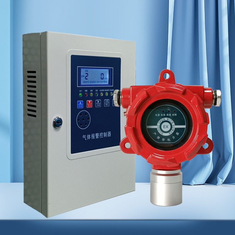 现场显示氧气探测器 氧气含量检测报警仪 4-20mA隔爆型声光报警器