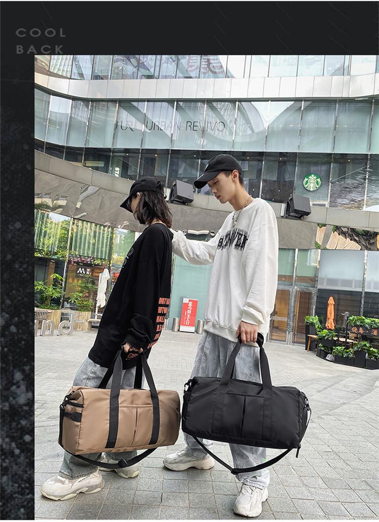 Messenger Bag Ins Hand Luggage Bag Large Capacity Single Shoulder Bag Student Personality Sports Bag display picture 37