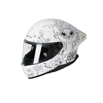 Motosiklet kaskı (dəbilqə): helmet female men's motorcycle full