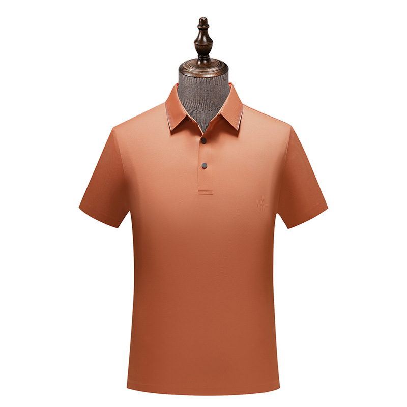 Camisa POLO de flor de cuentas de doble cara sin costuras de Jinamina, solapa personalizada, ropa de trabajo de manga corta, logotipo personalizado, herramientas, impresión personalizada