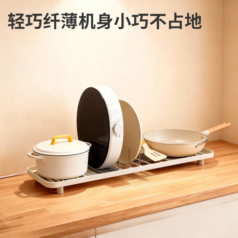 Nuevo modelo para el comercio transfronterizo: cocina de inducción eléctrica pequeña para el hogar, tipo mini redonda, alta potencia 3500W, cocina a batería, estándar estadounidense de 110V.