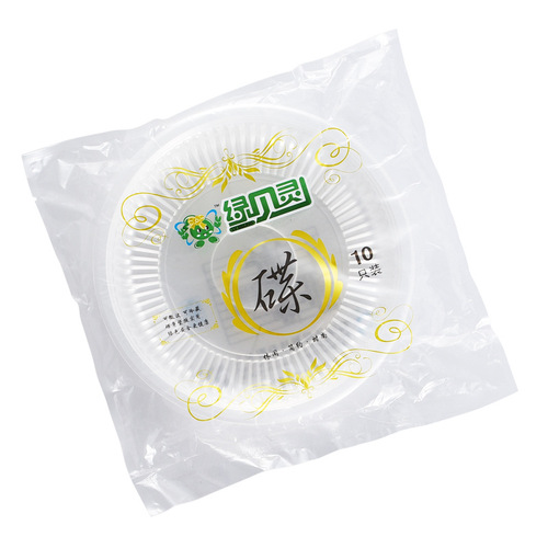 Disposable plates, dishes, transparent dishes, plastic PP food grade high temperature resistant cakes and fruits wholesale