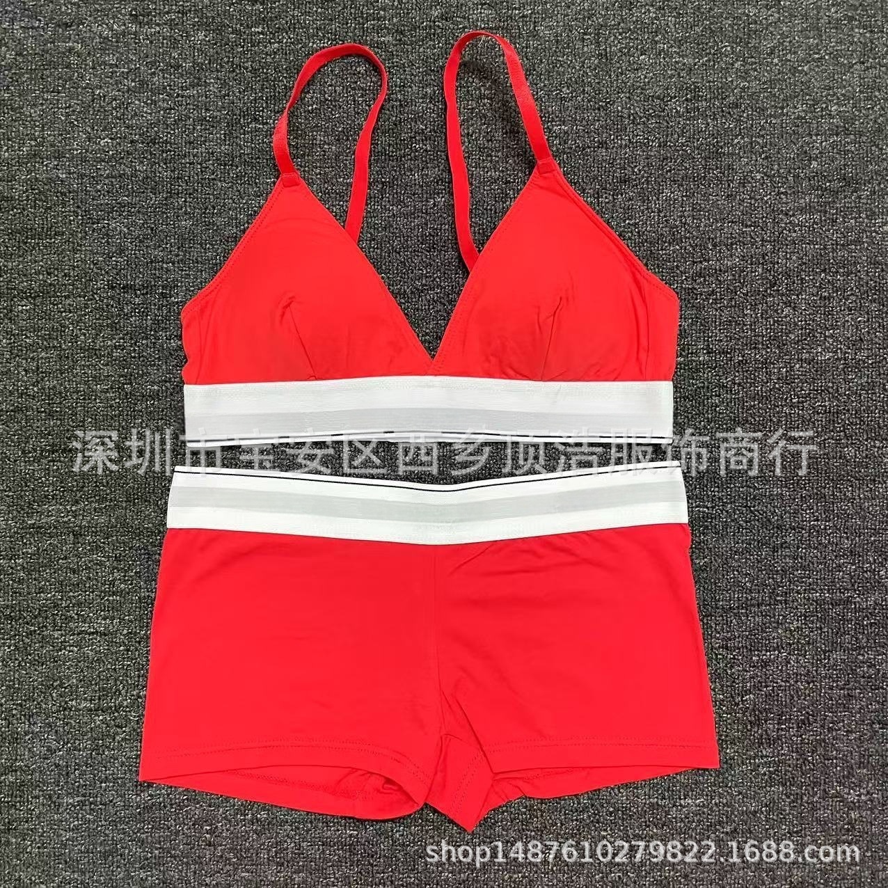 복서 브리프 정장 레드