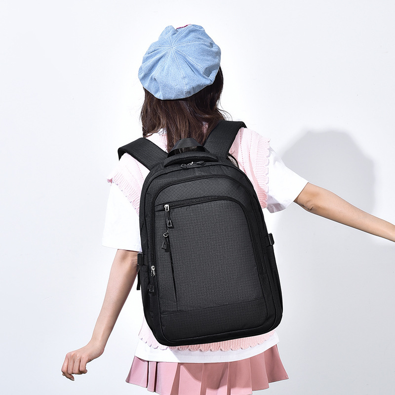 Mochila de estudiantes de moda coreana, mochila de negocios simple, mochila de hombro ligera, mochila de computadora simple de gran capacidad