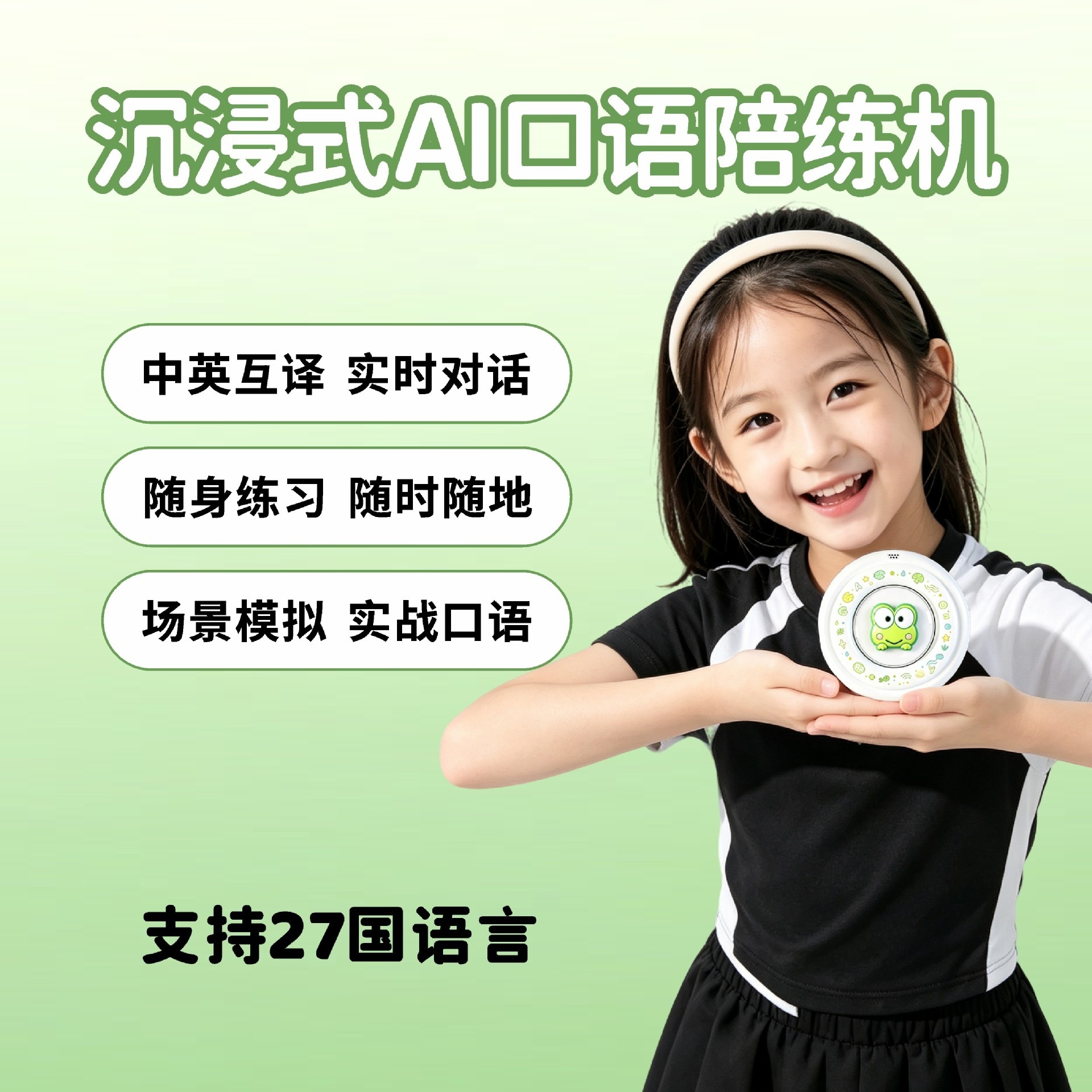 音奇妙儿童口语陪练沉浸式英语口语翻译练习场景对练听读神器