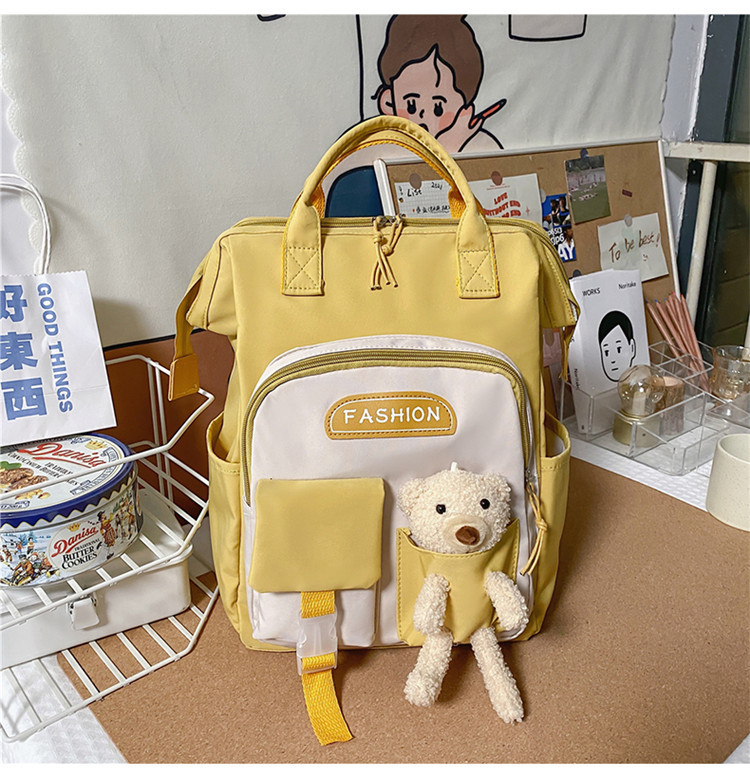 Mochila ultraligera de nailon para mujer, de gran capacidad, ideal para viajes y escuela, con estampados elegantes, duradera y resistente al agua._voghion.com