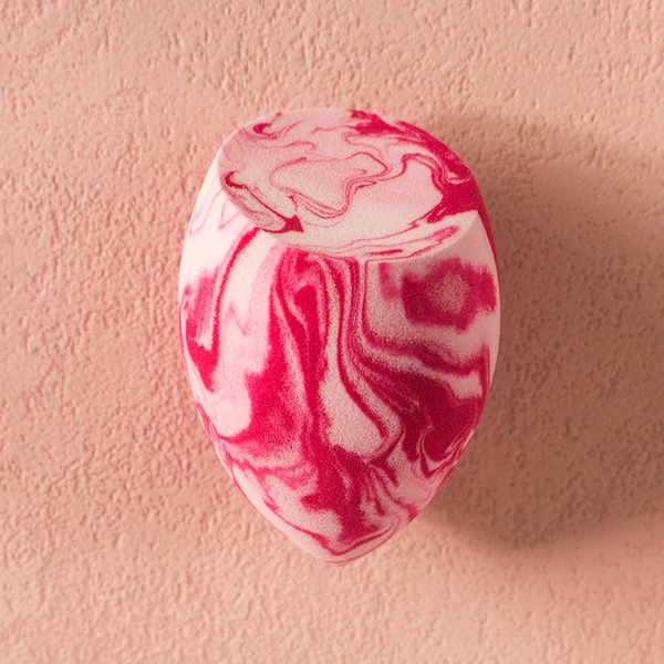 Rose Red Bevel Cut Latte Art Beauty Egg