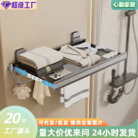 吸盘隐形折叠伸缩晾晒网阳台晒鞋袜子晾衣网室内窗户晾衣服神器