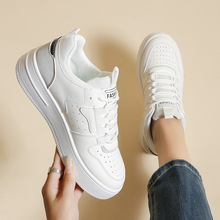 欧洲站小白鞋女2025春季新款休闲女鞋厚底低帮板鞋大码外贸鞋批发