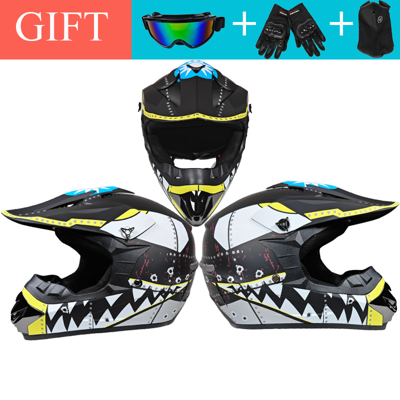 Cross-Border Foreign Trade Off-Road Helmets, Beach Bike Helmets, Youth Mountain Bike Downhill Helmets, Go-Kart Helmets, Electric Bike Helmets
