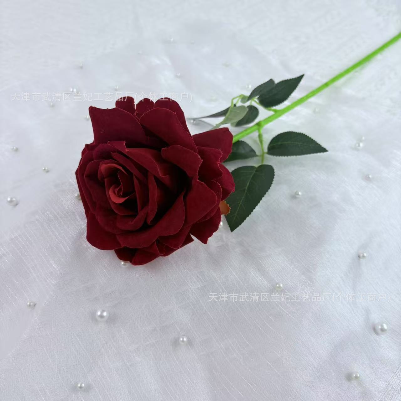 Una sola rosa rica imitación flor de tela de terciopelo flores de boda flores de pared de flores mar de flores props de fotografía decoración del hogar