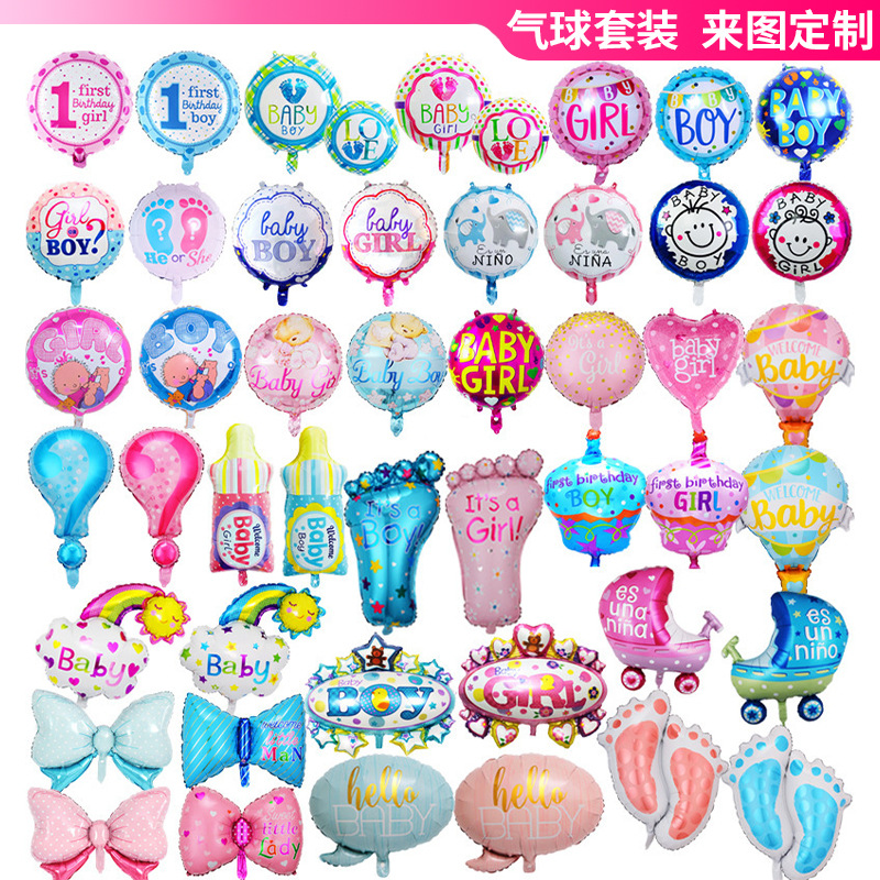 BABY SHOWER bebés masculinos y femeninos sexo revelado globo para niños azul rosa decoración de la fiesta del globo