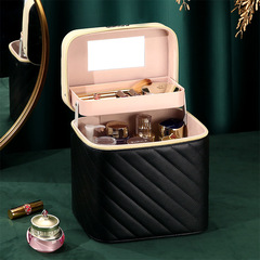 Wholesale makeup box for influencers, large capacity Instagram-style cosmetic storage box, female portable multi-functional travel tool case