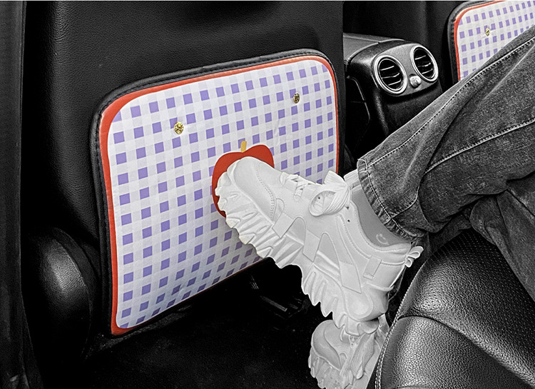 Apple Apple car anti-kick pad universal rear seat seat back anti-dirty protective pad car rear seat protective pad