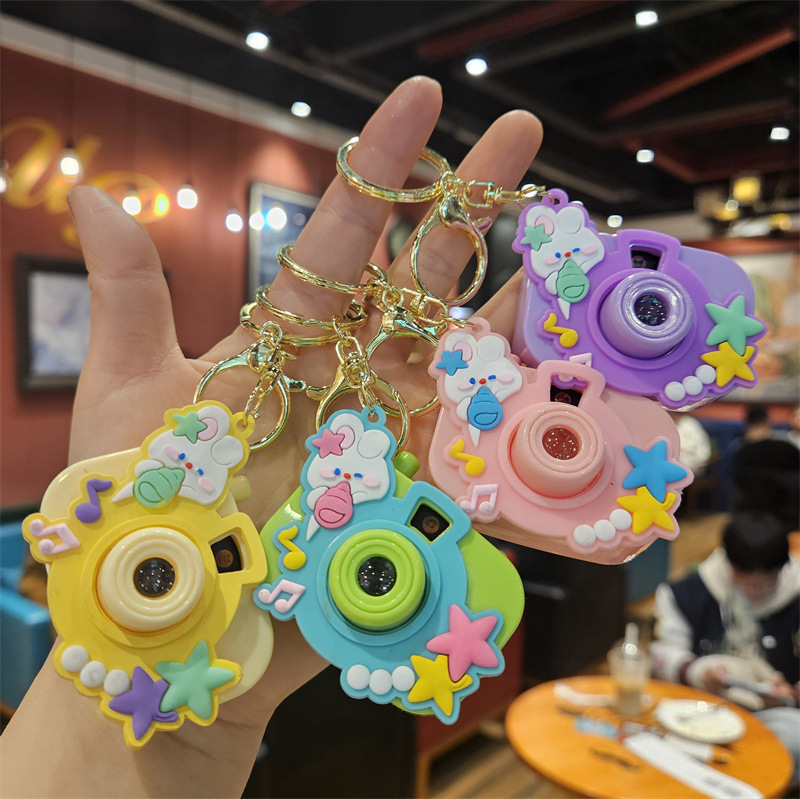 网红多功能卡通公仔闪灯钥匙扣计算器温度计书包挂件小礼品批发|undefined