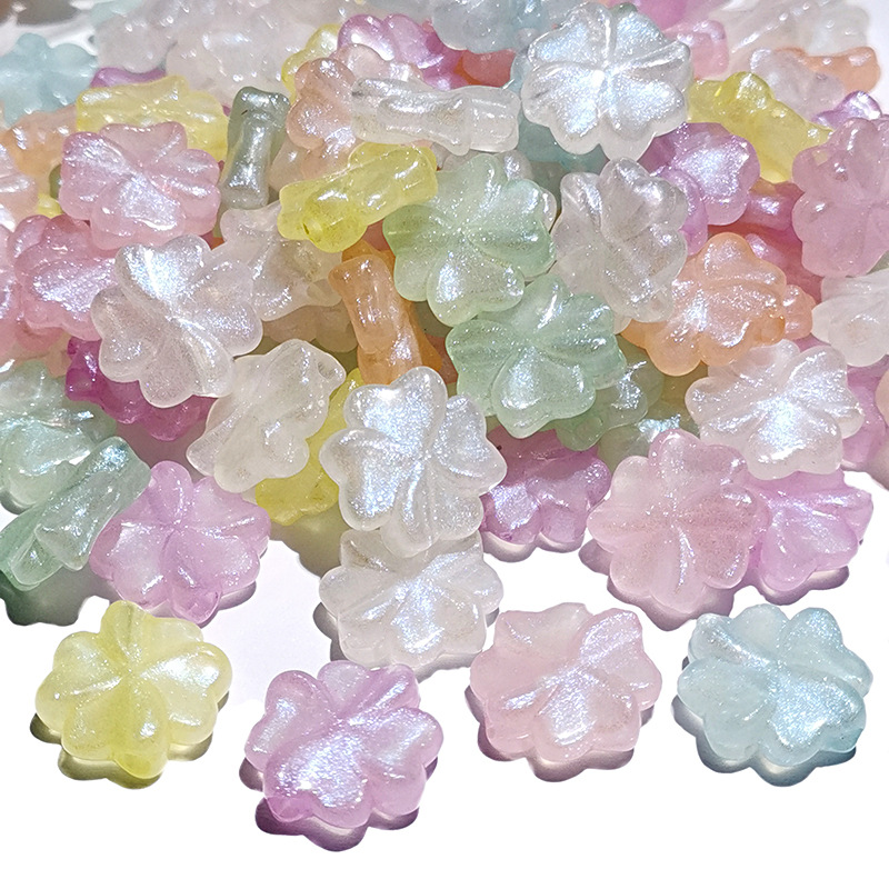 6*15mm cross hole four leaf clover