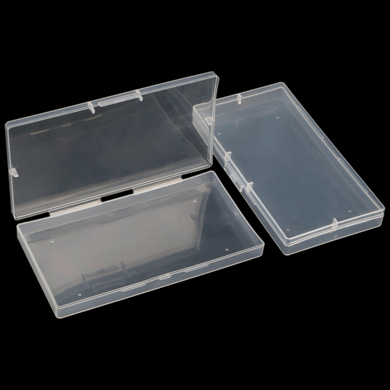 PP单扣空盒透明塑料收纳盒首饰五金零件电子元件文具渔具收纳盒