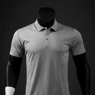 Solid Color Polo Shirt Men's Short-Sleeved T-Shirt Custom Printed Logo Corporate Work Clothes Work Clothes Advertising Cultural Shirt Breathable