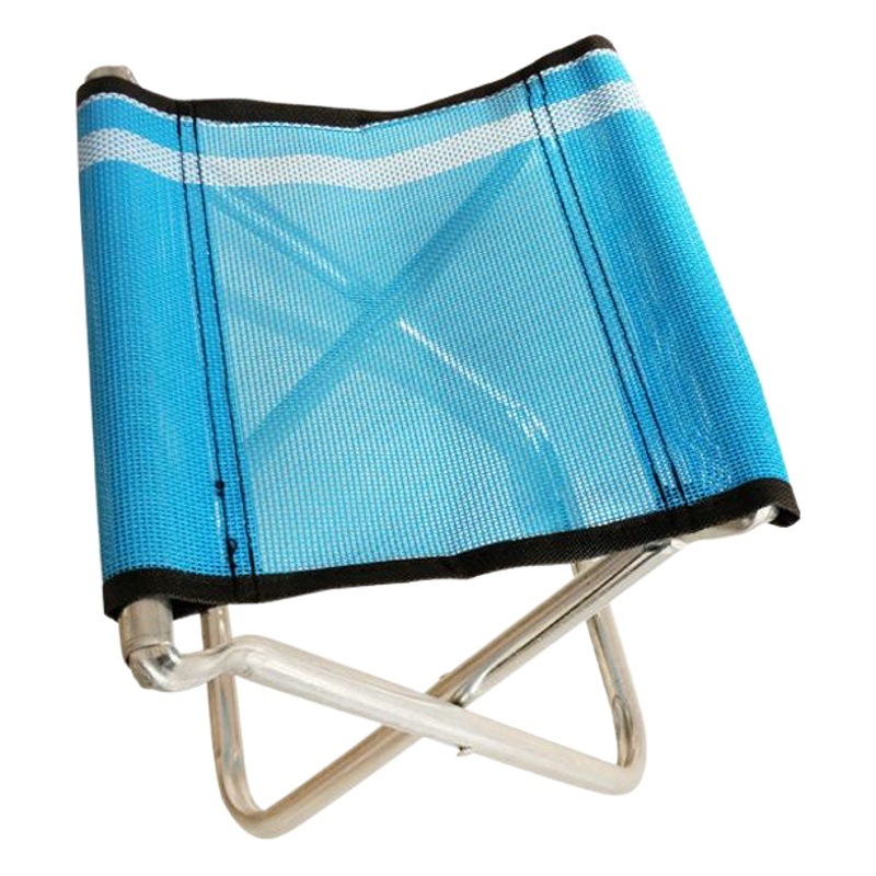 Factory wholesale folding stool portable metal backrest small bench fishing Mazar outdoor train low stool