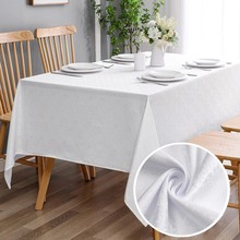 亚马逊外贸专供满天星布艺桌布酒店饭店长方形台布家用餐厅餐桌布