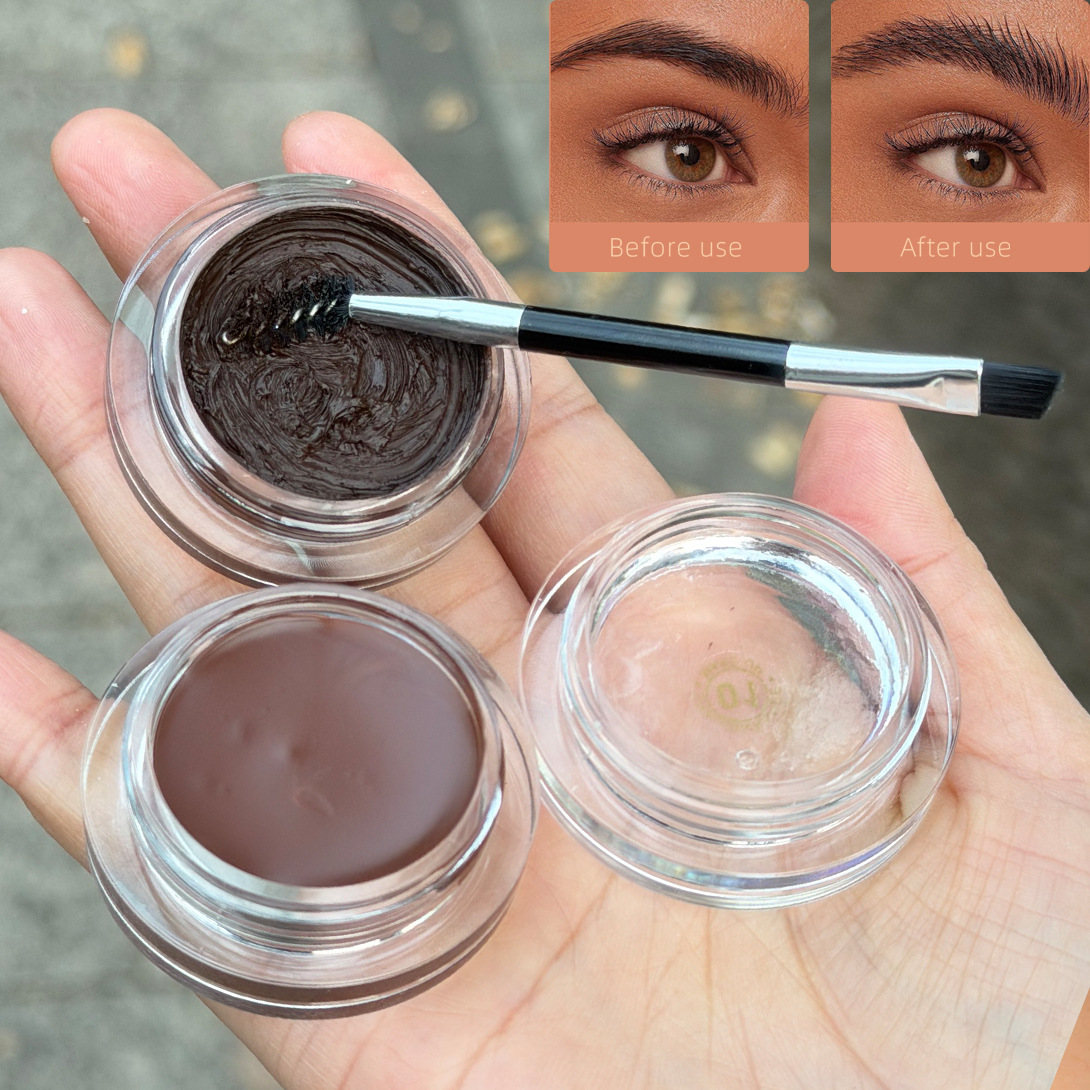 Dragonranee Wild Eyebrow 6-Color Eyebrow Dye Transparent Coffee Brown Solid Eyebrow Styling Gel Cross-Border