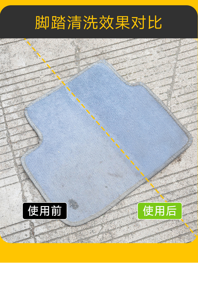 Multifunctional Foam Cleaner for Interior Cleaning, Ceiling Cleaner, Leather Cleaning and Care, Velvet Seat and Sofa Cleaner
